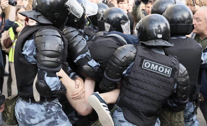 Moskova protestolarında gözaltı sayısı artıyor