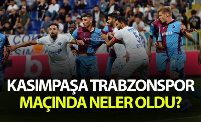 Trabzonspor'dan ilk maçta 1 puan