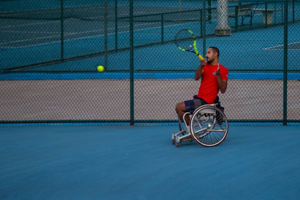 Trabzon'da Uluslararası Tekerlekli Sandalye Tenis Turnuvası