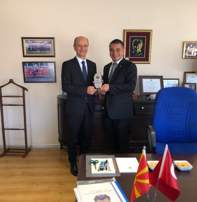 Kuzey Makedonya Büyükelçisi Mucunski Trabzon’da