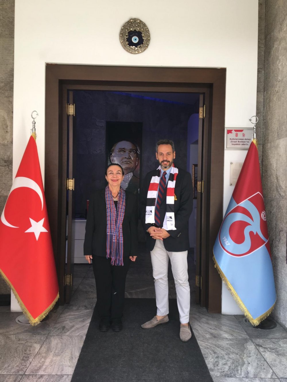 Beşiktaş'tan Trabzonspor müzesine ziyaret