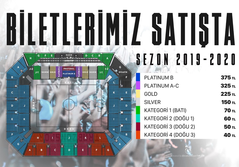 Trabzonspor Gaziantep FK maçı biletleri satışa sunuldu