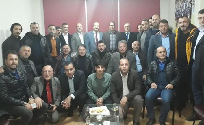 Trabzon heyeti, Van Trabzonsporlular Derneği'ni ziyaret etti