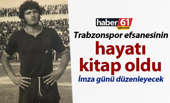 Trabzonspor efsanesinin kitabına yoğun ilgi
