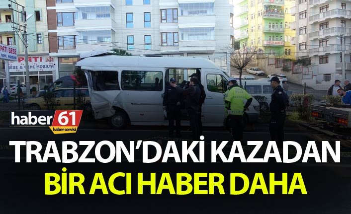 Trabzon'daki korkunç kaza kameralara yansıdı - İşte o anlar