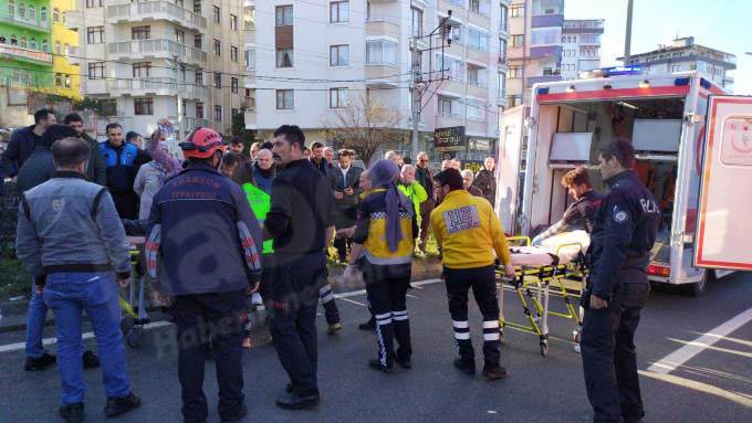 Trabzon'da Kaza! Yaralılar var
