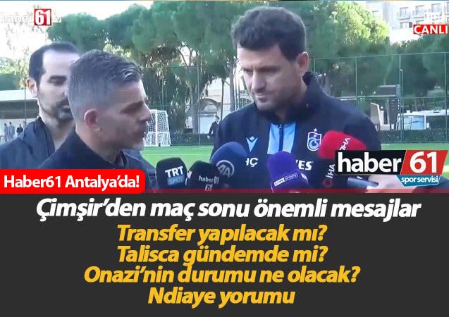 Trabzonspor'un Antalya kampında 4 günde neler oldu?