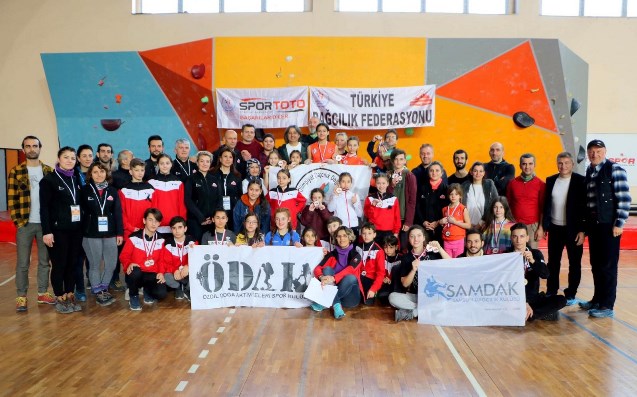 Trabzon'da Spor Tırmanış şampiyonası tamamlandı