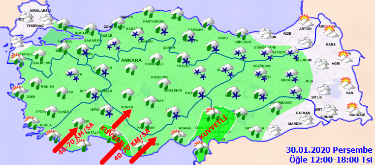 Meteoroloji uyardı - Doğu Karadeniz'e kar geliyor