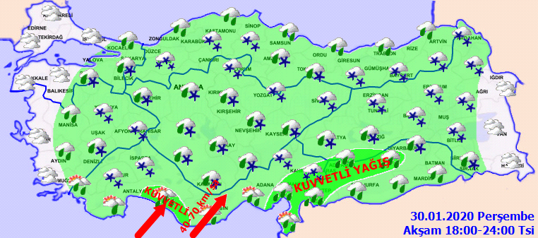 Meteoroloji uyardı - Doğu Karadeniz'e kar geliyor