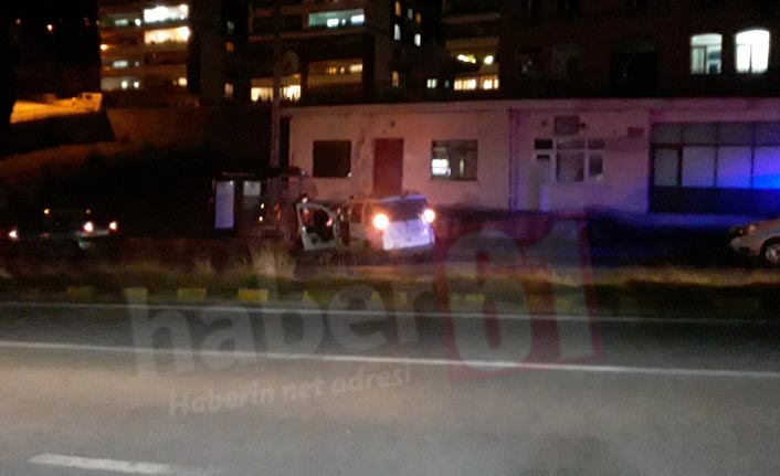 Trabzon'da araç kontrolden çıktı - 1 yaralı