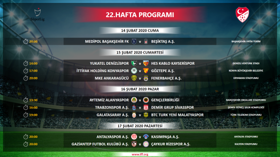 Trabzonspor'un Beşiktaş ve Sivas maçlarının programı belli oldu
