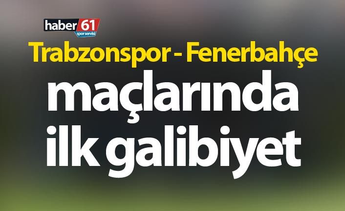Trabzonspor U19 Fenerbaheç'yi devirdi