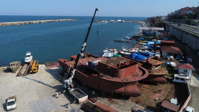 Üç ülkenin balıkçı tekneleri Ordu’da üretiliyor