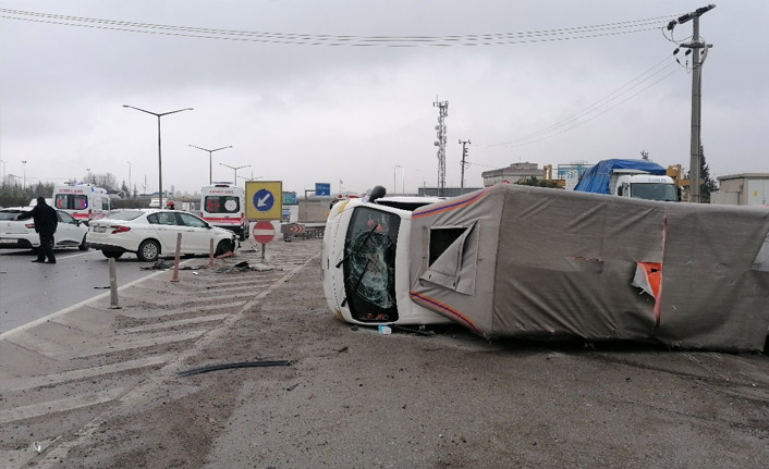 Gebze'de zincirleme trafik kazası