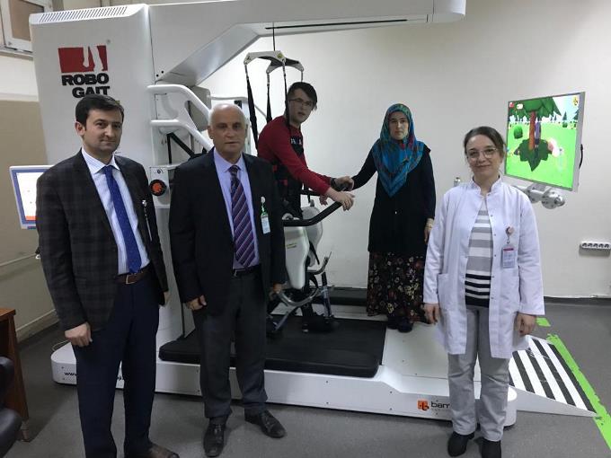 Trabzon Kemik Hastanesi’nde robotik tedavi yürüyemeyenlerin mucizesi oldu