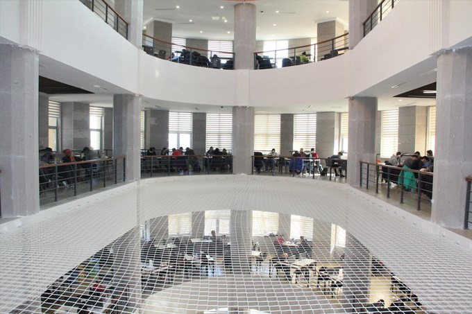 Karadeniz’in en büyük üniversite kütüphanesi