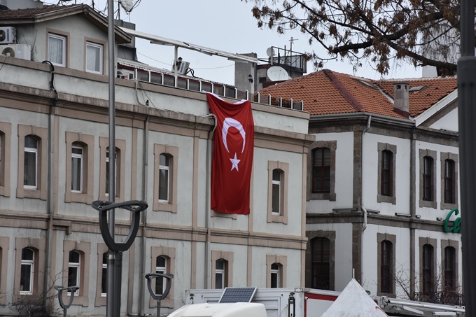 Trabzon'da şehitler için yürüyüş