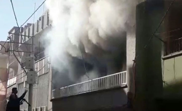 Şanlıurfa'da ev yangını