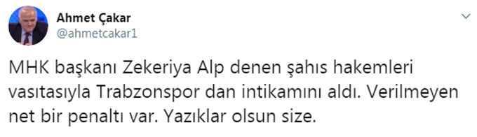 Ahmet Çakar’dan flaş sözler! Trabzonspor’dan İntikam aldı