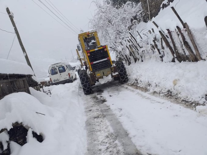 Giresun'da kapalı köy yolları açılıyor