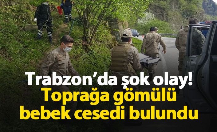 Trabzon'da toprağa gömülü bebek cesedi bulunması olayında yeni gelişme