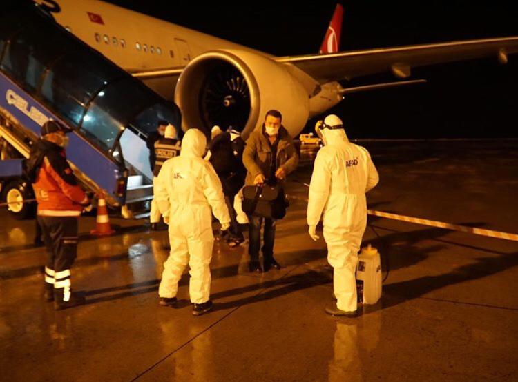 Almanya'dan Trabzon'a uçakla geldiler karantinaya alındılar