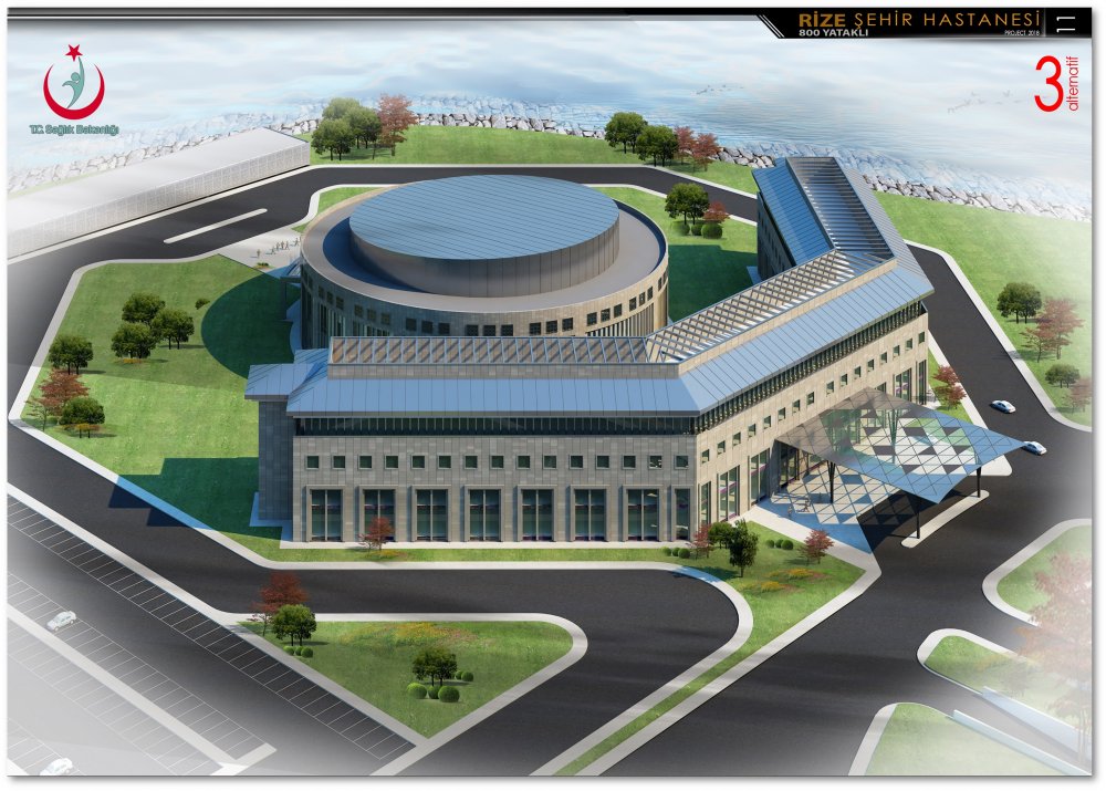 Rize'de şehir hastanesi, deniz dolgusuna inşa edilecek