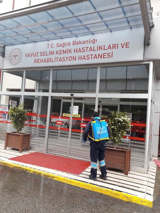 Trabzon'da dezenfeksiyon çalışmaları hız kesmiyor