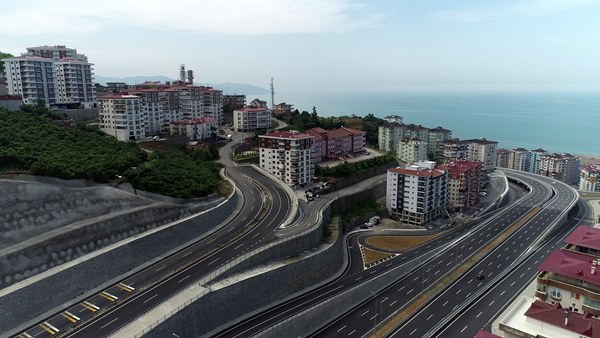 Trabzon'da Kanuni Bulvar Projesi trafiği rahatlattı