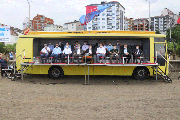 Trabzon'da plaj ve su sporları sahalarının açılış yapıldı