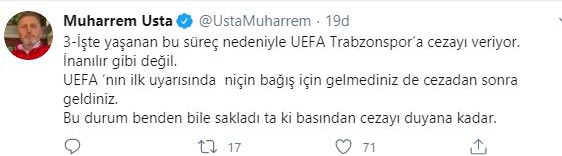 Eski başkan Usta'dan Trabzonspor yönetimine eleştiri: UEFA'yı yanılttılar!