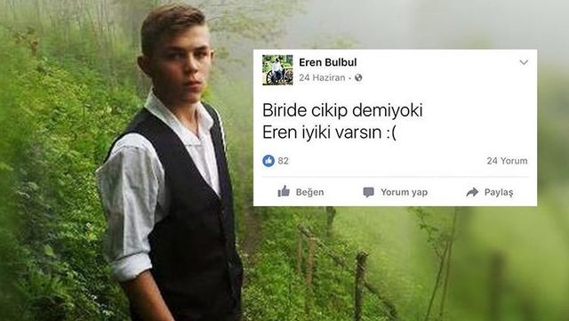 Erdoğan'dan Eren Bülbül paylaşımı