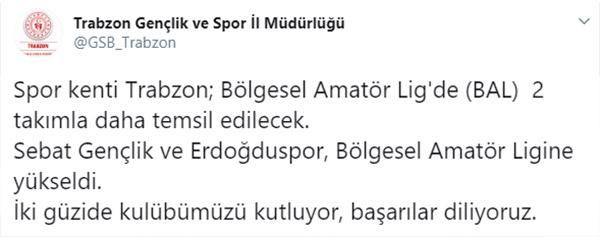 Trabzon’dan BAL ligine 2 takım