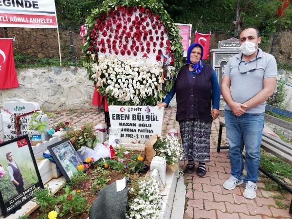 Şehit yakınlarından Eren Bülbül'ün ailesine ziyaret