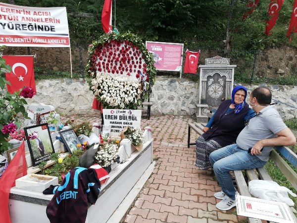 Şehit yakınlarından Eren Bülbül'ün ailesine ziyaret