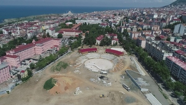 Trabzon'da Millet Bahçesi'nde son durum