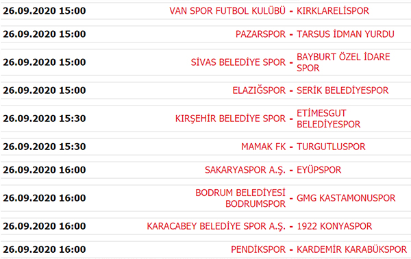 Süper Lig 2. Hafta maç sonuçları, Süper Lig puan durumu ve 3. Hafta maçları