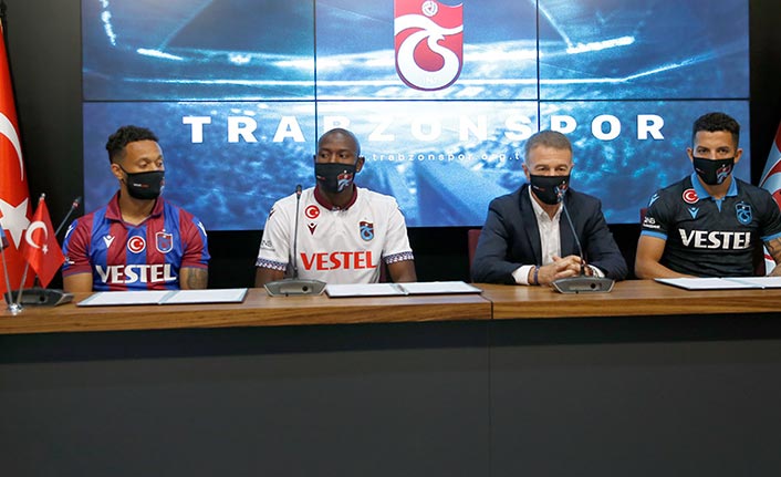 Trabzonspor'da yeni transferler için tören düzenlendi