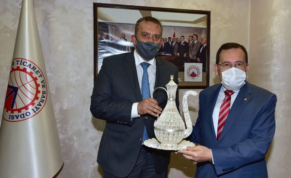 Slovenya'nın Ankara Büyükelçisi Primoz Seligo'dan TTSO'ya ziyaret