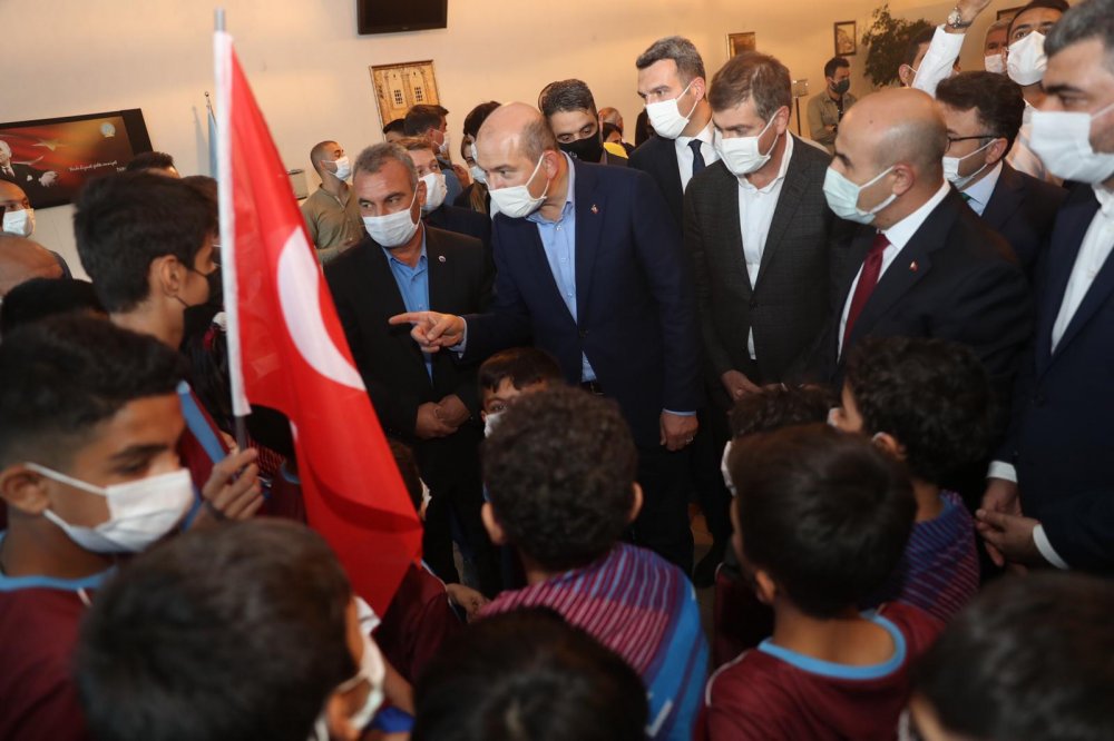 Bakan Soylu'dan Mardinli çocuklara Trabzon sözü