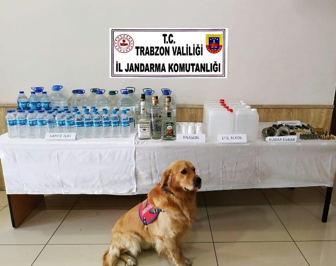 Trabzon'da sahte içki operasyonu