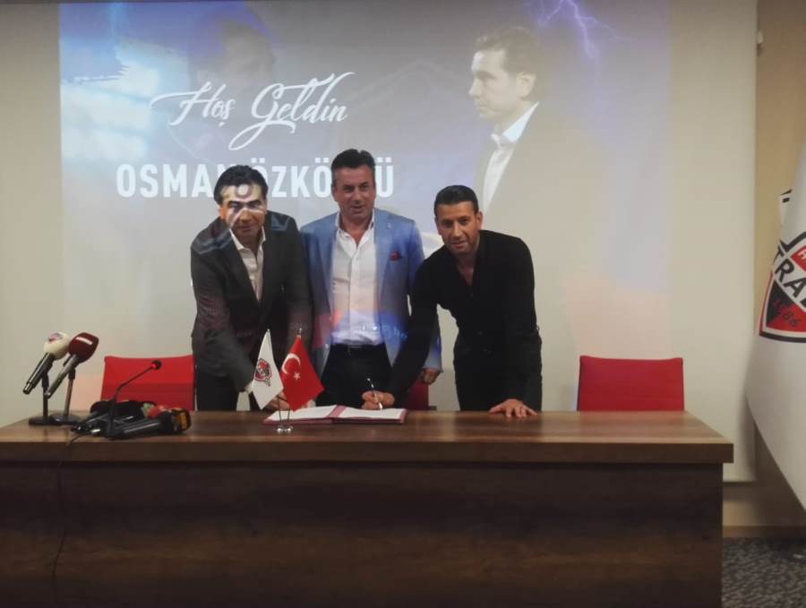 Hekimoğlu Trabzon Osman Özköylü ile sözleşme imzaladı 
