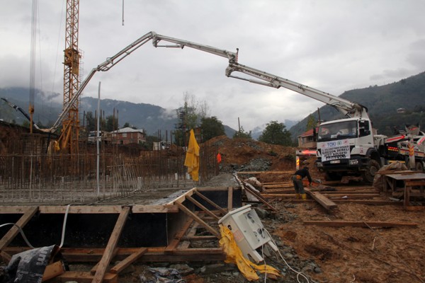 Giresun'da sel bölgesinde yeni gelişme! Temel atıldı