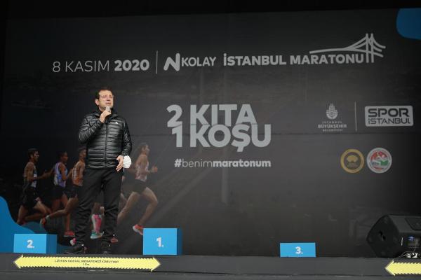 İmamoğlu: “Maraton,, İstanbul’un olimpiyat ruhunun kıvılcımı”