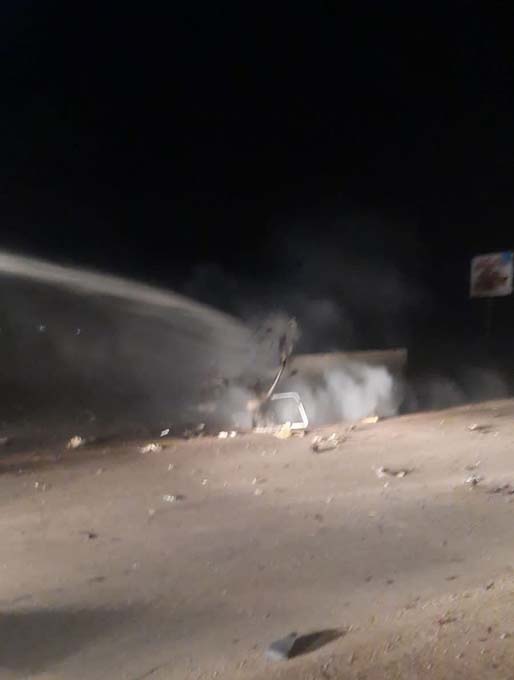 Afrin'de araçla bombalı saldırı engellendi