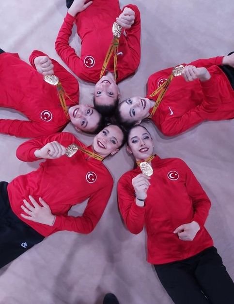 Kadın Ritmik Cimnastik Grup Milli Takımından büyük başarı