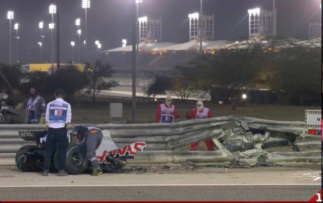 Formula 1'de korkunç kaza! Aracı ikiye bölündü