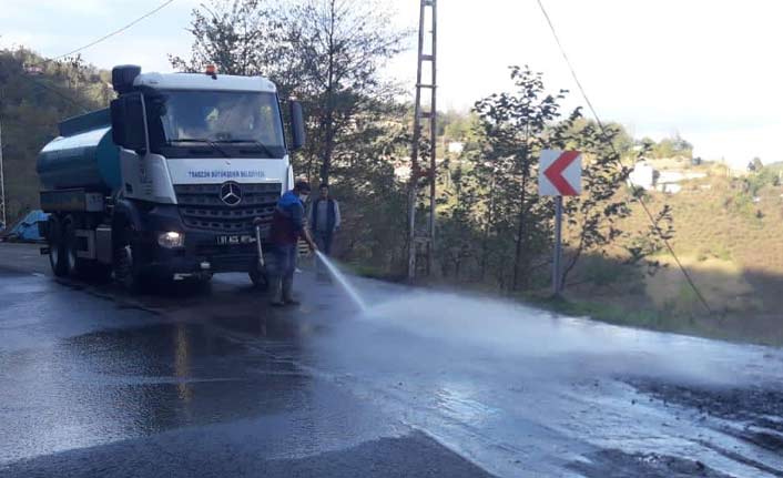 Trabzon'da toplu taşıma araçlarına koronavirüs denetimi