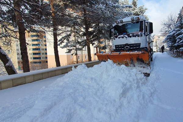 Gümüşhane’de yoğun kar yağışı! 124 köy yolu ulaşıma kapandı